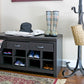 Espresso Entryway Bench with Storage and Cushion for Stylish Hallway Seating and Organization