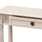 Ariella Console Table Country Cottage Farmhouse Style with 1 Drawer in White Finish