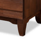 Ella Modern 4-Drawer Chest in Warm Oak Brown Finish, Stylish Storage for Bedroom or Living Room