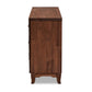 Ella Modern 6-Drawer Dresser in Warm Oak Brown Finish, Stylish Storage Solution for Your Bedroom