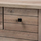 Derek 5-Drawer Chest Modern Rustic Oak Finished Wood Storage Solution for Bedroom or Living Room