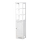 Beltran Bathroom Storage Cabinet Modern White Finished Wood Organizer for Stylish Home Décor and Efficient Space Management