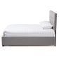 Tibault Queen Size Storage Bed Modern Grey Fabric Upholstered Design with Ample Under-Bed Storage