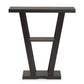 Boone Console Table Modern and Contemporary Espresso Brown Finished Wood