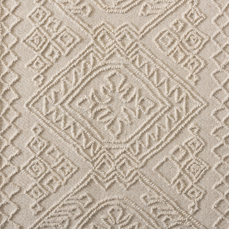 Linwood Area Rug Modern Ivory Hand-Tufted Wool Design for Stylish Home Decor