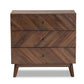 Hartman Mid-Century Modern 3-Drawer Storage Chest in Walnut Brown Finished Wood for Stylish Organization and Décor