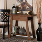 Herman Console Table Modern and Contemporary Dark Brown Finished Wood 1-Drawer