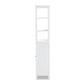 Beltran Bathroom Storage Cabinet Modern White Finished Wood Organizer for Stylish Home Décor and Efficient Space Management