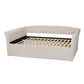 Delora Daybed - Modern and Contemporary Beige Fabric Upholstered