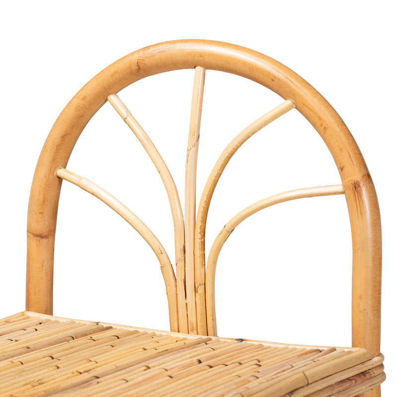 Seville Rattan Counter Stool Modern and contemporary design with natural finish for stylish home decor.