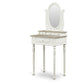 Anjou Dressing Table with Mirror Traditional French Accent Furniture for Elegant Bedroom Decor