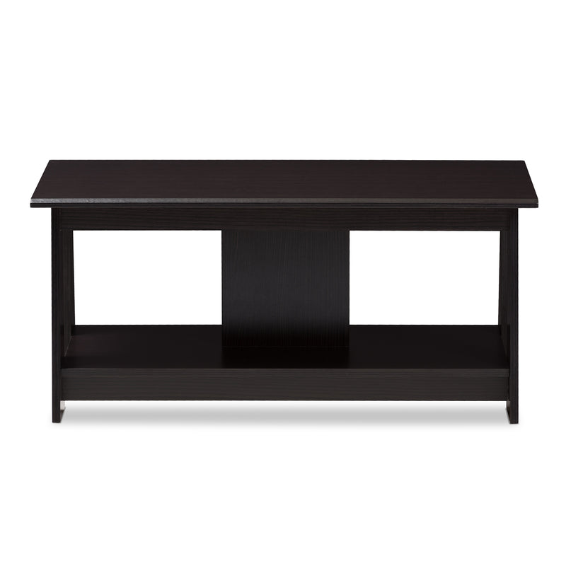 Fionan Coffee Table - Modern Wenge Brown Design for Living Room Decor