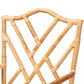 Delta Rattan Dining Chair Modern Contemporary Design with Natural Finish for Stylish Dining Spaces