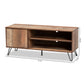 Iver Modern Rustic Oak Finished 1-Door Wood TV Stand for Living Room Entertainment Center