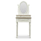 Anjou Dressing Table with Mirror Traditional French Accent Furniture for Elegant Bedroom Decor