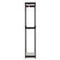 Gavin Black Metal 3-Shelf Closet Organizer for Efficient Storage and Organization