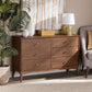 Landis Mid-Century Modern Dresser 6-Drawer Ash Walnut Finished Wood Storage for Bedroom or Living Room