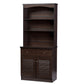 Agni Buffet and Hutch Modern Contemporary Dark Brown Kitchen Cabinet