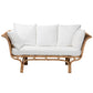 Edana Modern Bohemian Sofa Natural Rattan Design with Comfortable Cushioning for Stylish Living Spaces