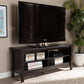 Sloane Modern TV Stand in Wenge Brown Finish with Storage and Cable Management Solutions