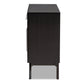 Ashfield Sideboard Mid-Century Modern Espresso Brown Wood 3-Drawer Storage Cabinet for Living or Dining Room