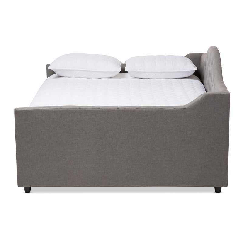 Eliza Daybed - Modern and Contemporary Grey Fabric Upholstered