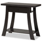 Herman Console Table Modern and Contemporary Dark Brown Finished Wood 1-Drawer