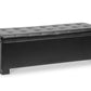 Roanoke Ottoman Contemporary Black