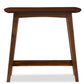 Sacramento Console Table Mid-century Modern Scandinavian Style Dark Walnut Finish