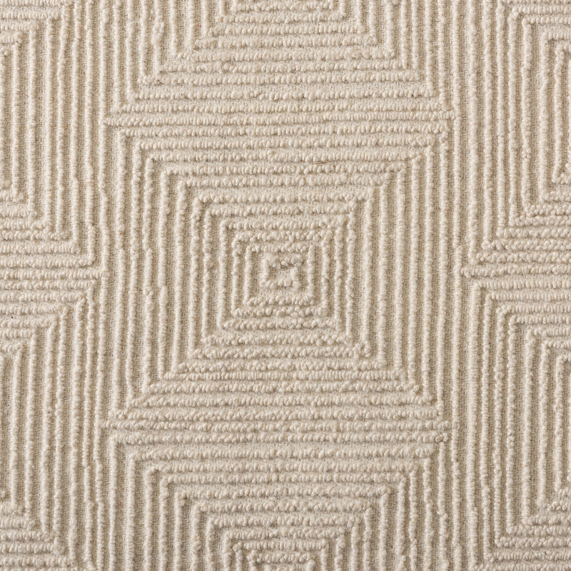 Sovanna Area Rug Modern Ivory Hand-Tufted Wool Design for Stylish Home Décor