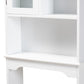 Campbell Bathroom Storage Cabinet Modern White Finished Wood Over the Toilet Organizer for Space-Saving Solutions