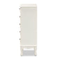 Callen 5-Drawer Chest Classic White Finished Wood Storage Furniture for Bedroom or Living Room