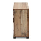 Cyrille Shoe Cabinet - Modern Farmhouse Style with Rustic Wood Finish and 3 Doors for Stylish Storage Solutions