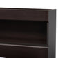 Blaine Queen Size Platform Storage Bed - Modern Dark Brown Wood with 6 Drawers for Organized Bedroom Storage