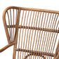 Lamaria Modern Bohemian Rattan Armchair in Natural Brown - Stylish Design for Living Room or Patio Seating