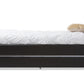 Cosmo Trundle Bed - Modern and Contemporary Black Faux Leather