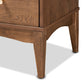 Landis Mid-Century Modern 4-Drawer Chest in Ash Walnut Finish - Stylish Storage for Bedroom or Living Room