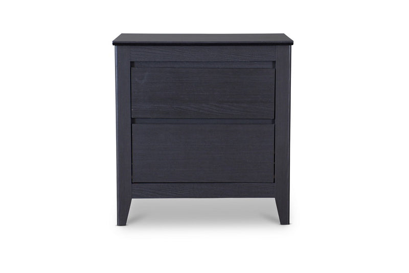 Espresso Modern Nightstand with Sleek Design and Storage for Stylish Bedroom Decor