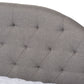 Eliza Daybed - Modern and Contemporary Grey Fabric Upholstered with Trundle