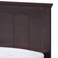 Schiuma Cappuccino Twin Size Bed Contemporary Wood Design for Stylish Bedrooms