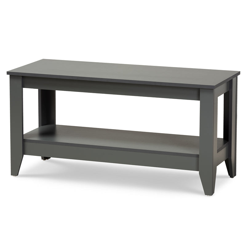 Elada Coffee Table Modern and Contemporary Grey Finished Wood