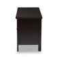 Elaine TV Stand - Modern Wenge Brown Entertainment Center with Storage Solutions for Your Living Room