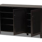 Warren Espresso Shoe Storage Cabinet with Modern Design and Ample Space for Organizing Footwear