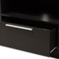 Carlingford TV Stand Modern Contemporary Espresso Brown Wood with 2 Drawers for Living Room Storage and Entertainment