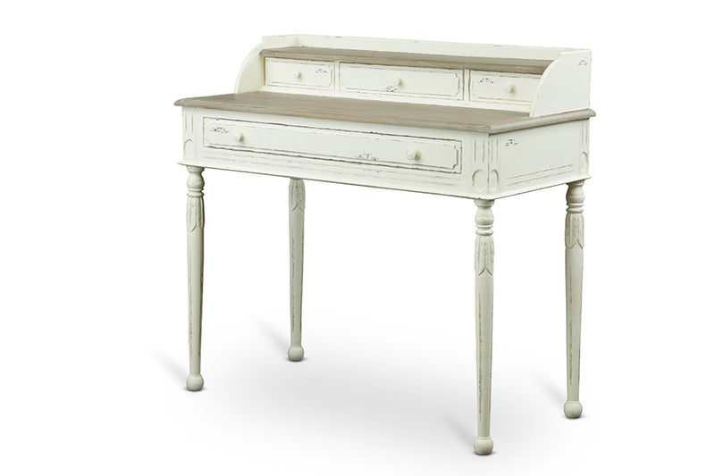 Anjou Writing Desk Traditional French Accent Furniture for Home Office or Study Elegant Design with Classic Charm