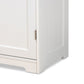 Bauer Bathroom Storage Cabinet Modern White Finished Wood 4-Drawer Organizer for Stylish Home Décor