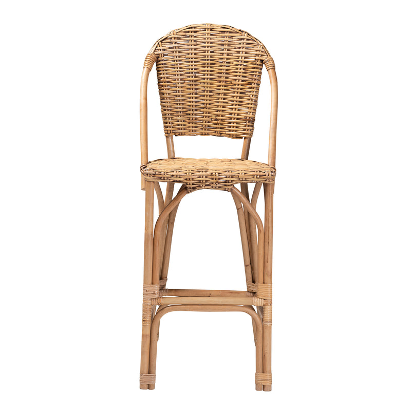 Neola Bar Stool - Modern Bohemian Natural Rattan Design for Stylish Decor and Comfortable Seating