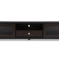 Beasley TV Cabinet 70-Inch Dark Brown with 2 Sliding Doors and Drawer