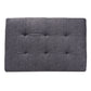 Riley Ottoman Modern Grey Fabric Upholstered Footrest and Accent Piece for Living Room or Bedroom