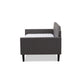 Packer Twin Size Sofa Daybed Modern Grey Fabric Upholstered Design for Versatile Living Spaces